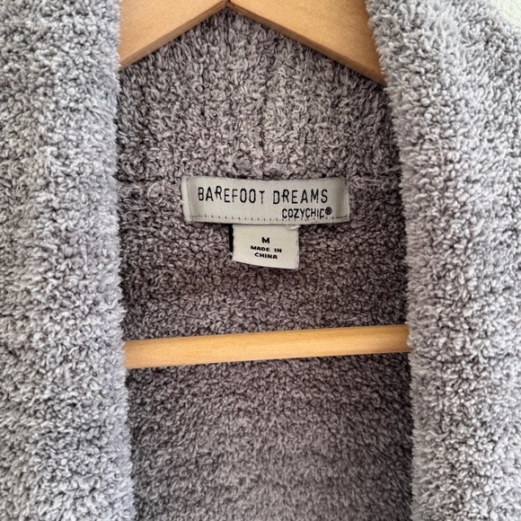 Barefoot Dreams Cozy Chic Cardigan Gray M - Picture 2 of 9
